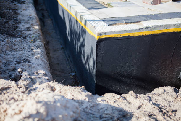 Professional Crawl Space Encapsulation technician working in Mineola, NY